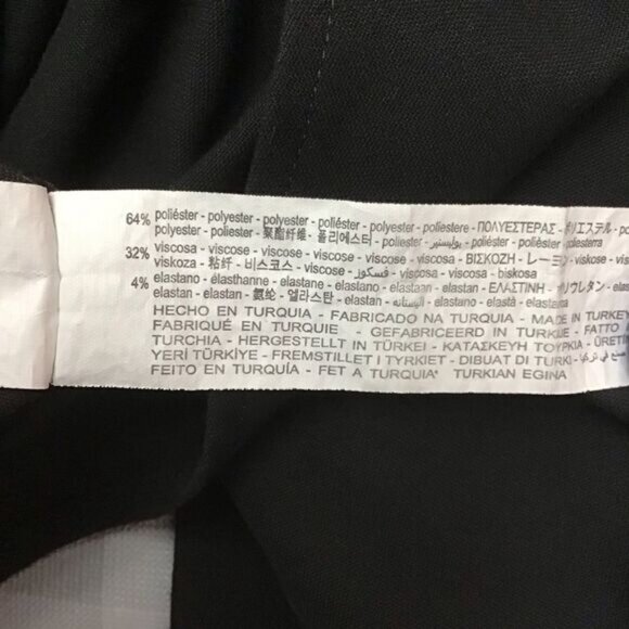 THE Melange black men’s long sleeves button down shirt mandarin collar L… - Picture 9 of 11